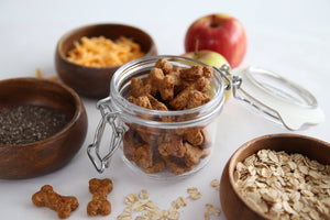 Apple & Cheddar Recipe Dog Biscuits (Gluten-Free)