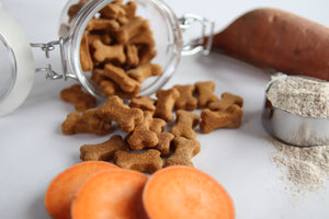 Sweet Potato Recipe Dog Biscuits 3oz