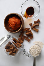 Load image into Gallery viewer, Pumpkin Molasses Recipe Dog Biscuits
