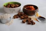 Load image into Gallery viewer, Pumpkin Molasses Recipe Dog Biscuits
